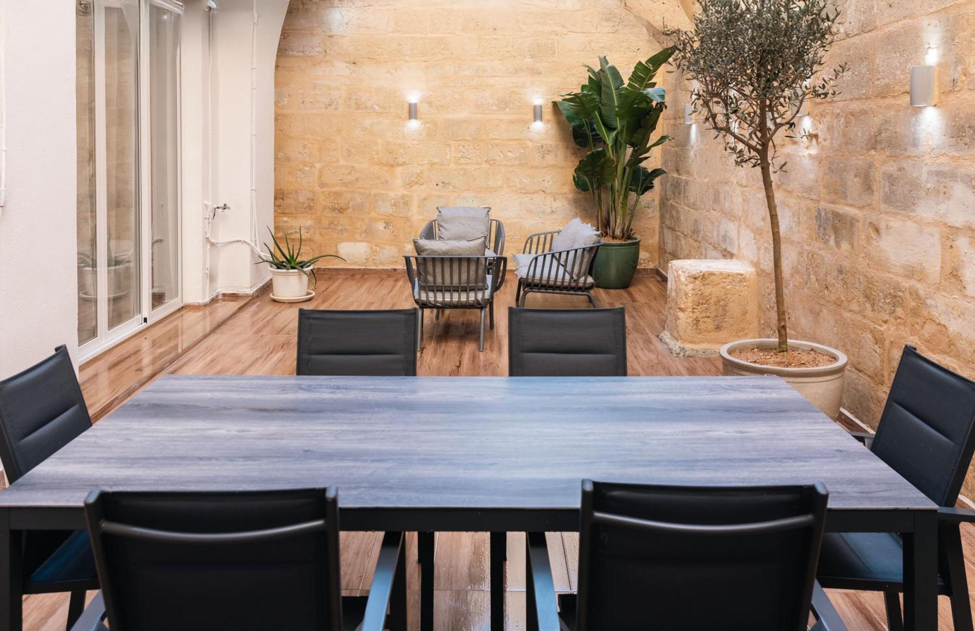Valletta Waterfront Backyard Flat By Arcobnb Il-Furjana Exterior foto